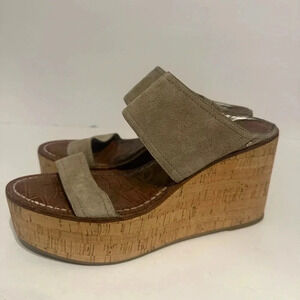 Sam Edelman | Dali Cork Suede Wedges size 9.5